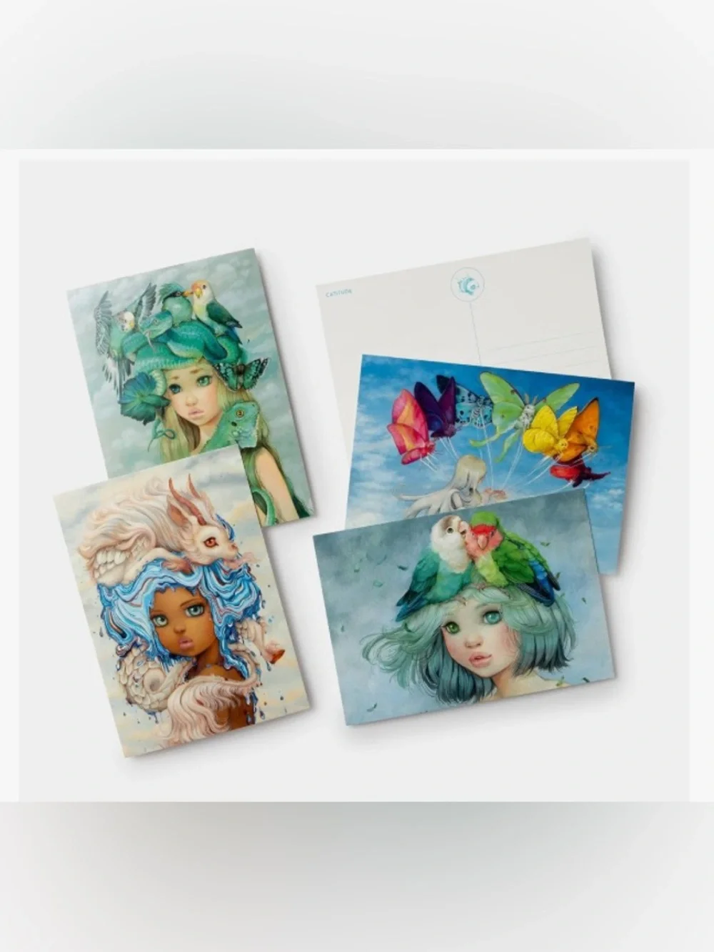 Camilla d'Errico Pop Manga Postcards: 100 Surreal Postcards New in Box